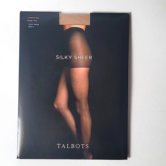 NWT Bundle of 2 pairs, Talbots Silky Sheer Pantyhose, Size B - Picture 2 of 8